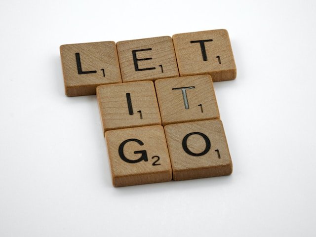 Scrabble Let it go tiles