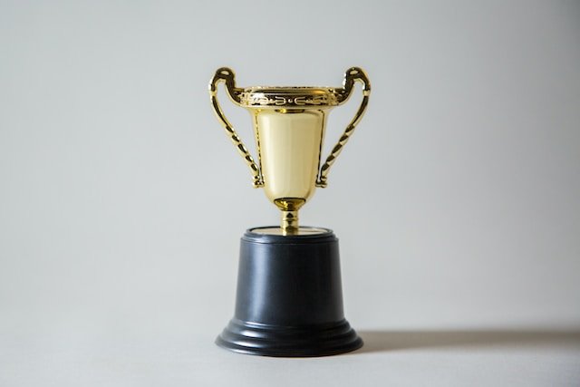 a trophy